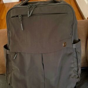 Iris & Rainbow Gray Backpack